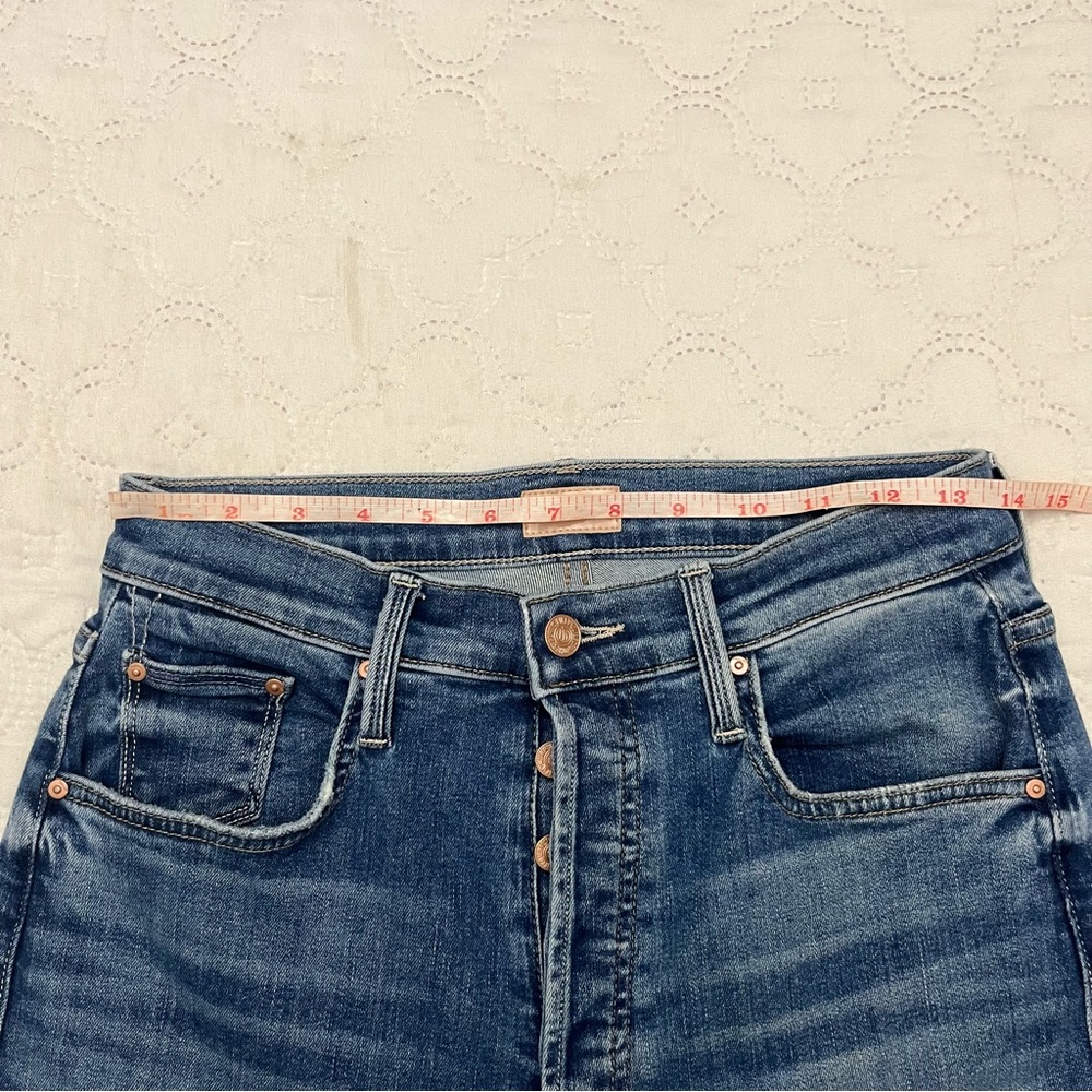 MOTHER The Tripper Ankle Jeans Healing Jar Wash Size 27 - Picture 6 of 17